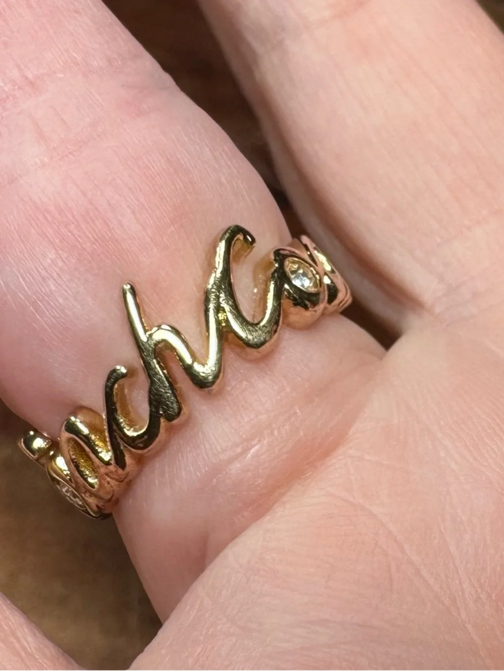 COACH SCRIPT RING - Picture 9 of 9